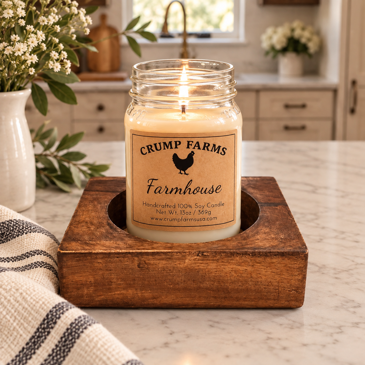 Farmhouse Candle Holder